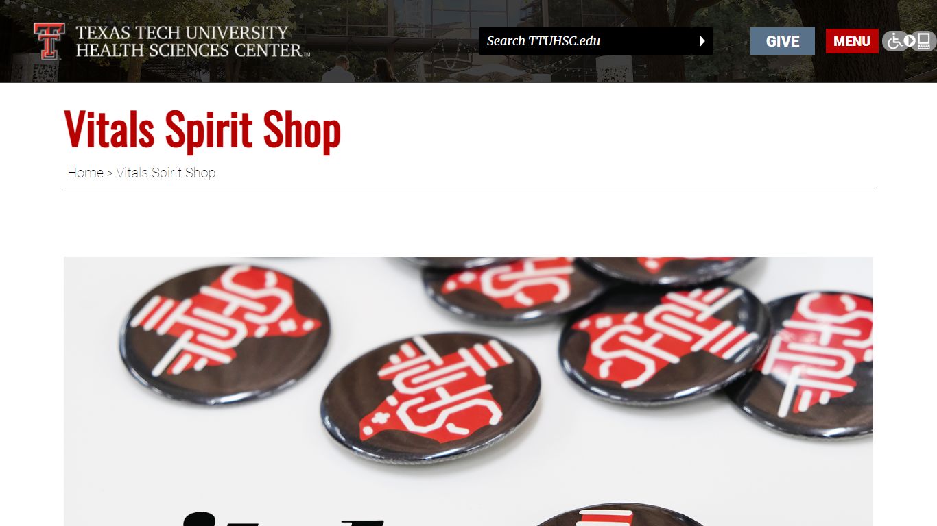 Vitals Spirit Shop | Texas Tech University Health Sciences Center